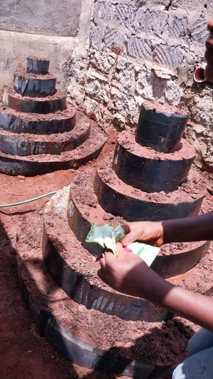 Community members gathered during a project activity